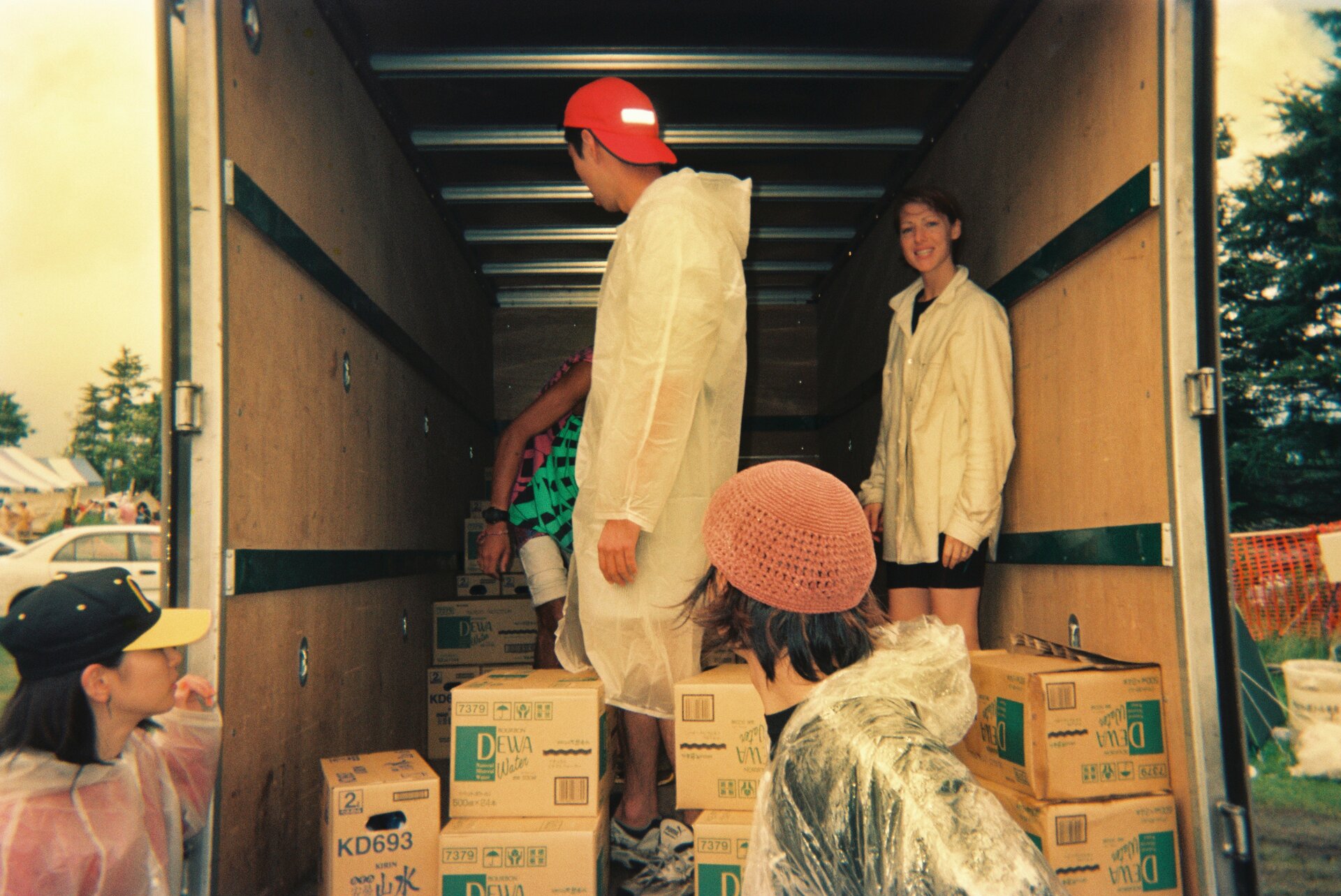 Cap baseball cap package delivery