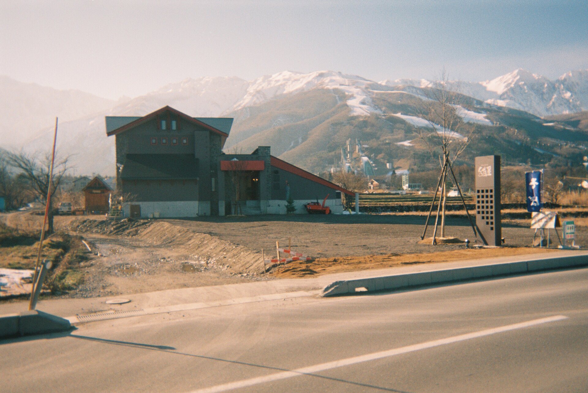 Mountainous landforms road surface mountain